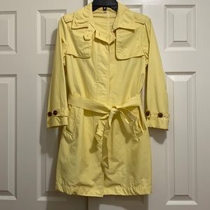 Gap yellow light coat size S